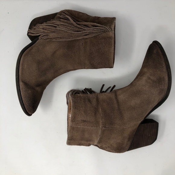 Jeffrey Campbell fringe ankle boot suede Rosnell 9 - Picture 7 of 13